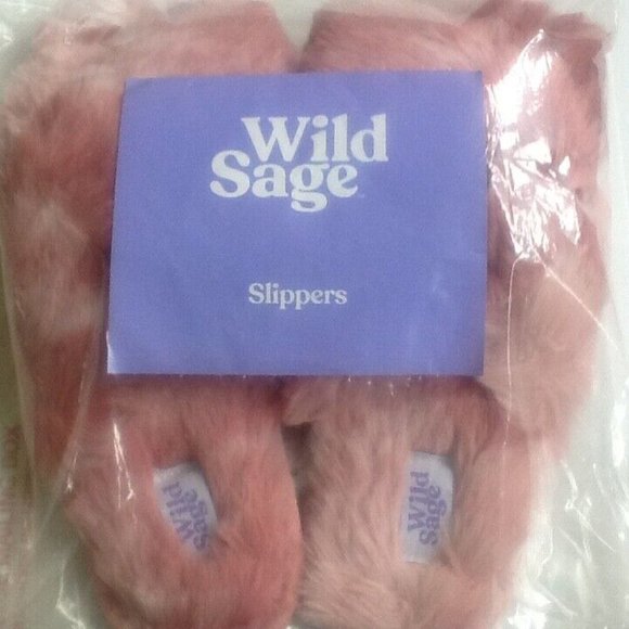 🔴 FINAL MARK ⬇️ - new XL Wild Sage Women's House Slippers Sz 11-12 OMBRE PINK - Picture 1 of 2